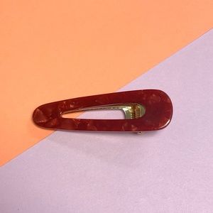 Red Acrylic Hair Clip